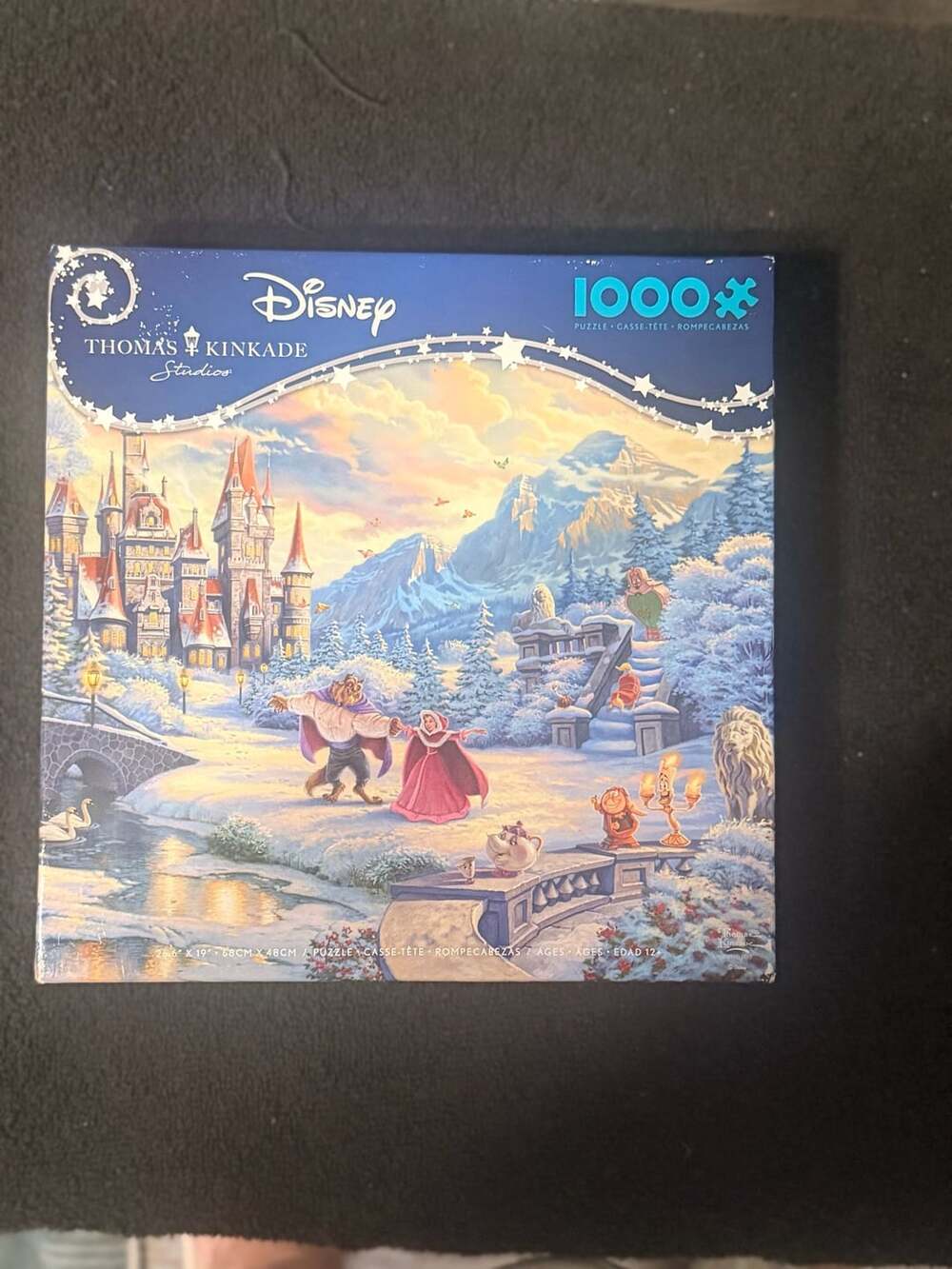 Ceaco Thomas Kinkade Disney Beauty and the Beast 1000 Piece Jigsaw Puzzle